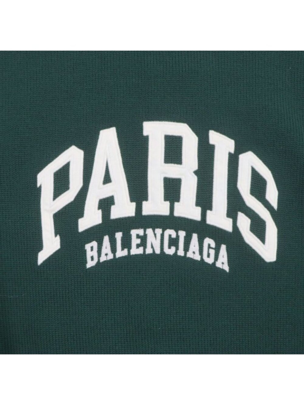 Balenciaga 22 SS Limited Edition 9/80 Paris Logo Embroidery Crew Neck - Picture 5 of 11